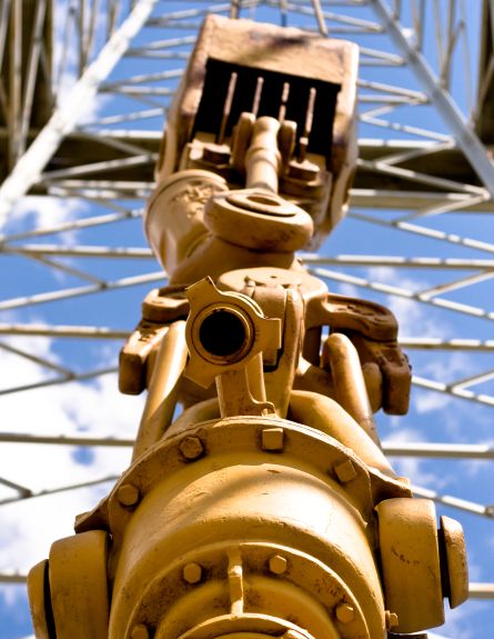 Oil Rig Close Up